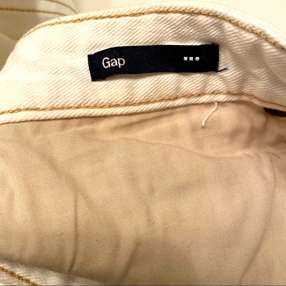 GAP|| White Premium Skinny jeans 10 tall - Picture 6 of 9